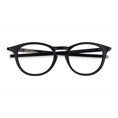 Male s round Black Plastic Prescription eyeglasses - Eyebuydirect s Oakley Pitchman R A
