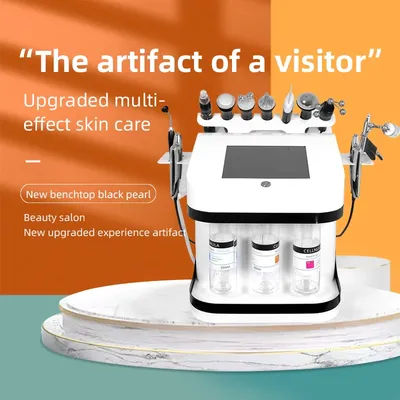 10 In 1 Dermabrasion facial Machine H2o2 Aqua Peeling Lift Skin Bubble Moisturizer Oxygen Machine