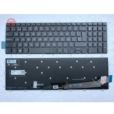 UK/SP/US/BR Keyboard For DELL 15-5000 7580 5568 V5568 P72F P71F P75F G3-3500 3579 3779 3590 G5-5500 5587 5590 Inspiron 15-7567