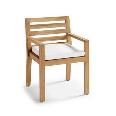 Set of 2 Calhoun Dining Replacement Cushions - Standard, Nimble White - Frontgate