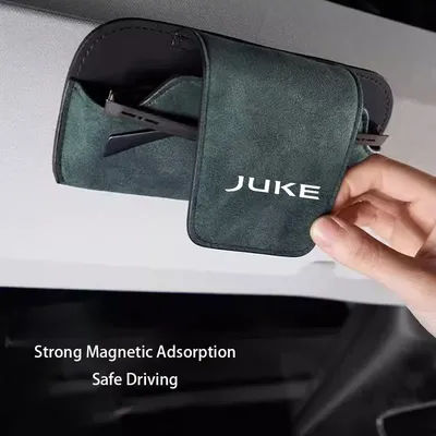 Per Nissan Juke Porta occhiali per auto Clip Accessori Decorazione interna Custodia Cover Organizer per occhiali Custodia per occhiali da sole