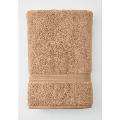 Amore Plush Bath Sheet by BrylaneHome in Champagne