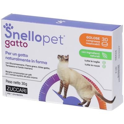 Zuccari Snellopet Gatto 30 g Compresse masticabili