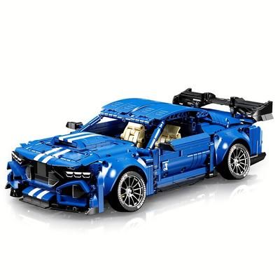 TEMU Building Blocks Kit, 1:14 Moc Adult Challenge Car Construction , Suitable For Adult Man, 1409 Pieces