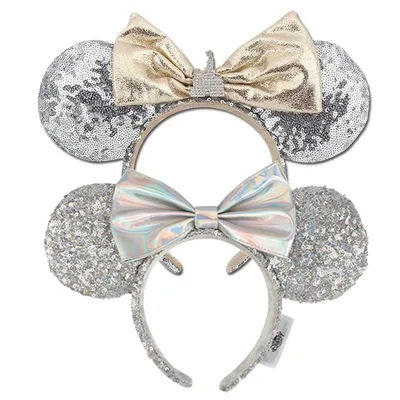 Disney princesse cendrillon Mickey bandeau Disneyland Minnie Mouse oreilles paillettes chapeaux fille beauté jouets fête décoration cadeau