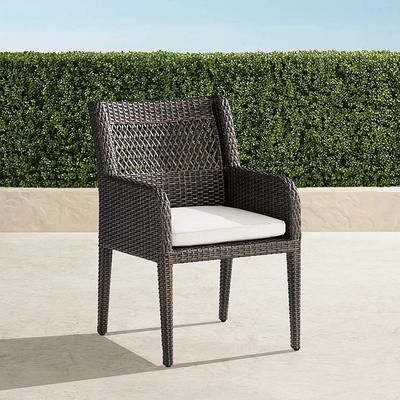 Set of 2 Pasadena Dining Replacement Cushions - Dining Arm Chairs, Standard, Indigo - Frontgate