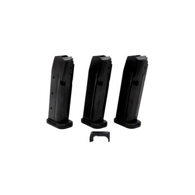 Shield Arms S15 Gen 3 Combo Glock 43X/48 15 Round 9mm Luger Pistol Magazine 3 Pack Black Steel S15COMBOG33M1C-15RD