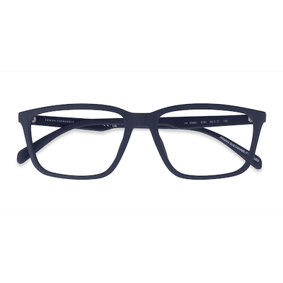 Unisex s rectangle Matte Navy Eco Friendly,Plastic Prescription eyeglasses - Eyebuydirect s Armani Exchange AX3089U