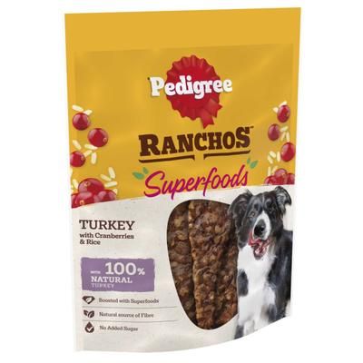 70g Turkey Ranchos Superfoods Pedigree dog treats