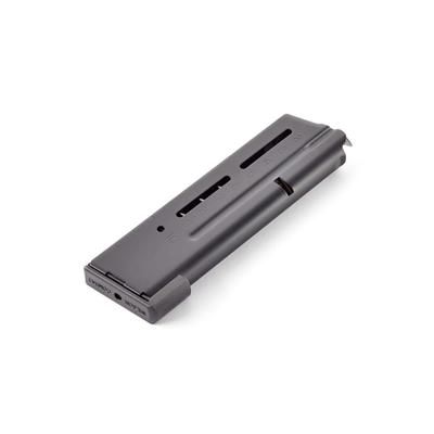 Wilson Combat 1911 Elite Tactical Magazine 9mm CP 10RD Lo-Profile Steel Base Pad Black 500-9C10B-10RD
