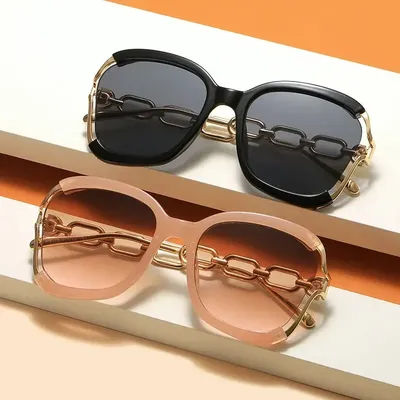 JOLeg-Lunettes de soleil en métal amissié, nouvelle collection, Europe et États-Unis, tendance, mode transfrontalière, street catwalk