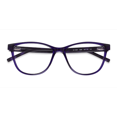 Female s horn Shiny Purple Plastic Prescription eyeglasses - Eyebuydirect s Armani Exchange AX3047