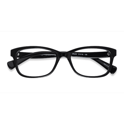 Unisex s horn Black Acetate Prescription eyeglasses - Eyebuydirect s Coach HC6089