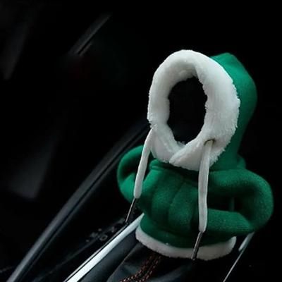 felpa con cappuccio per cambio marcia, felpa con cappuccio universale per pomello del cambio per auto, mini felpa con cappuccio per cambio auto, interni automobilistici, gadget carini