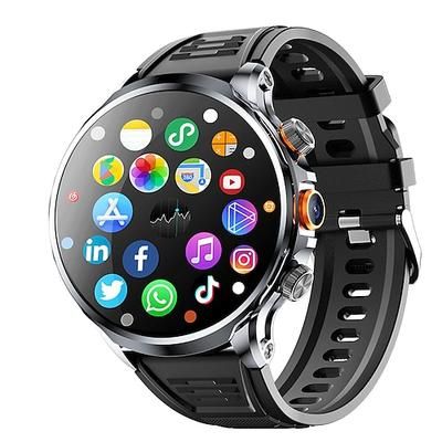 imosi h18 smart watch 1,95 pollici smartwatch fitness corsa orologio 4g contapassi promemoria chiamate cardiofrequenzimetro compatibile con smartphone uomo gps lungo standby chiamate in vivavoce ip 67