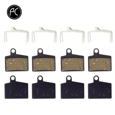 PCycling 4 Pairs Cycling MTB Bicycle Disc Brake Pads For Hayes Stroker Ryde, Dyno Sport Black Resin Mountain Bike Parts