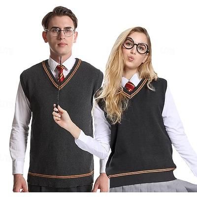 Strega Costumi da mago Harry il Magico Felpa Gilet in maglia Festa in maschera for Per uomo Per donna Ragazzi Adulti Bambini Natale Carnevale Mascherata Abbigliamento Quotidiano Addio al Nubilato