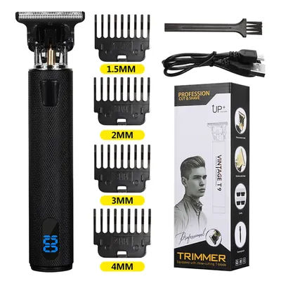 T9 Hair Trimmers Vintage Hair Cutting Machine Clipper Professional Barber Machines Portable Cordless Electric Hair Clipper Set