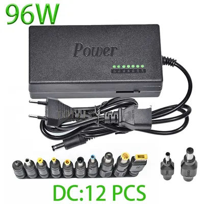 DC 12V/15V/16V/18V/19V/20V/24V 4.5A 96W 65W Laptop AC Universal Power Adapter Charger for ASUS DELL Lenovo Sony Toshiba Laptop