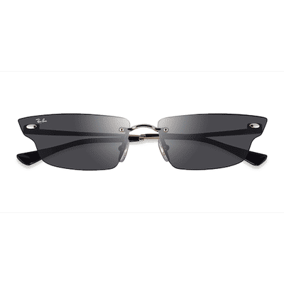 Unisex s geometric Light Gold Metal Prescription sunglasses - Eyebuydirect s Ray-Ban RB3731 Anh