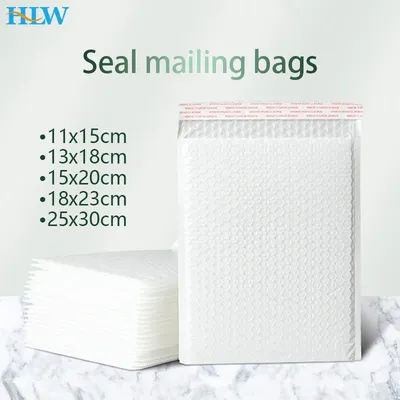 10Pcs/Lot White Foam Envelope Bags Self Seal Mailers Padded Shipping Envelopes With Bubble Mailing Bag Shipping Packages Bag