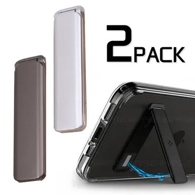 1-2Pcs Universal Strong Magnetic Metal Mobile Phone Holder Stand Folding Adjustable Ultra Thin Phone