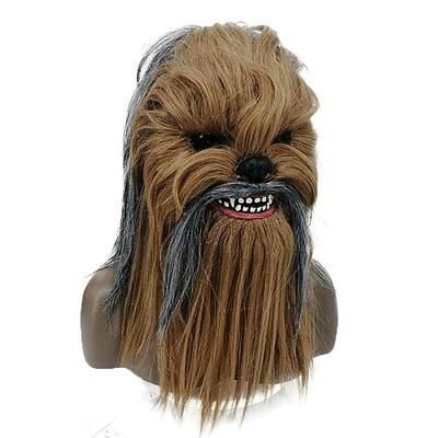 Maschera Testa Intera Mostri Chewbacca Costume Spaventoso Mascella mobile Adulti Unisex Carnevale Feste Performance Costumi di Halloween facili Vestirsi