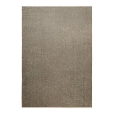 Tappeto a pelo corto screziato beige scuro 166x240