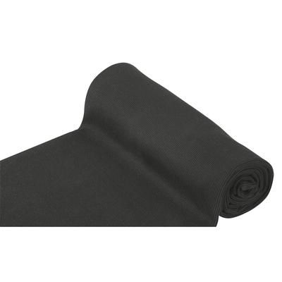 Tissu bord côte "Confort", noir