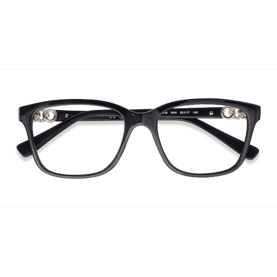 Female s square Black Plastic Prescription eyeglasses - Eyebuydirect s Vogue Eyewear VO5574B