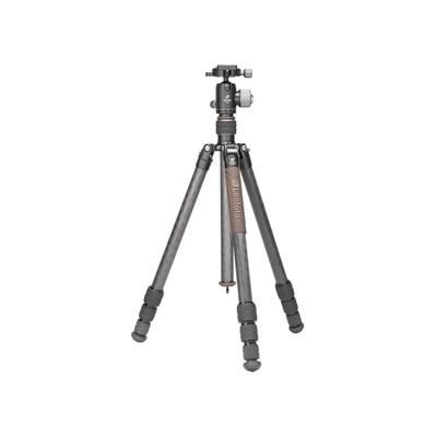 Leofoto LX-254CT/XB-32 Reversible Travel Tripod w/ Ball Head Set Black LX-254CT+XB-32