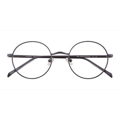 Unisex s round Light Purple Metal Prescription eyeglasses - Eyebuydirect s Synapse