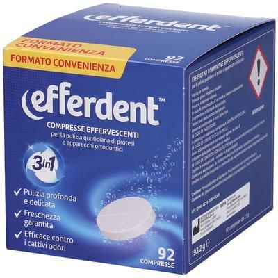 Efferdent Compresse Effervescenti 92x2,1 g effervescenti