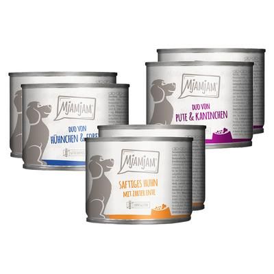 24x200g Mixed Pack I (3 Varieties) Adult Dog MjAMjAM Wet Dog Food
