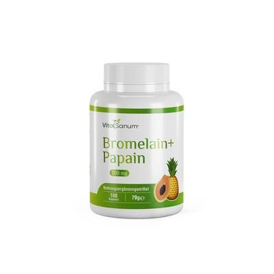 VitaSanum® - Bromelina + Papaina 100 pz Capsule