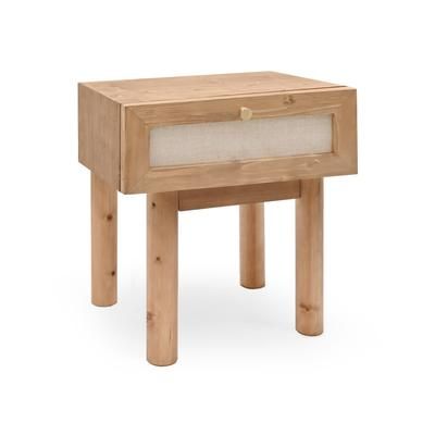 Tavolino in legno di abete marrone