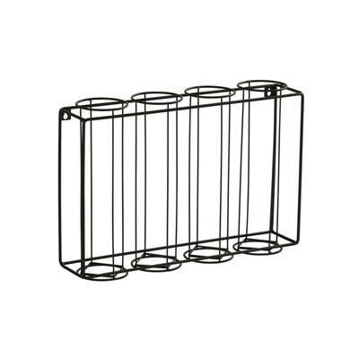 Cal-Mil 24062-4-13 Cup & Lid Organizer, 4 Compartment, All Cup Types, Black