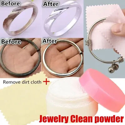 Poudre de polissage pour bijoux en argent et or, nettoyeur de bijoux en platine, équipement anti-tarjuvénil, outil d'argenterie, livres de haute qualité