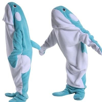 coppie balena halloween gruppo famiglia costumi sacco a pelo bambini adulti unisex divertente costume festa casa abbigliamento halloween carnevale costumi di halloween facili