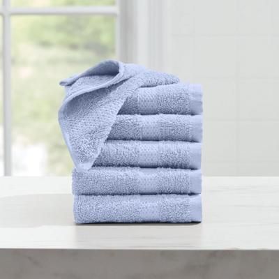 BH Studio 6-PC Wash Cloth Set by BH Studio in Wedgewood Blue