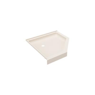 Swan SS-38NEO 38 x 38 Swanstone Corner Shower Pan with Center Drain in Tahiti White SN00038MD.011