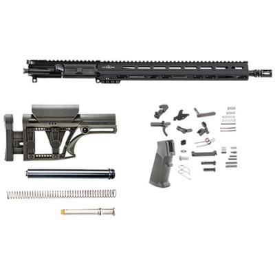 Luth-AR 16 in Light Weight 1-7 kit minus Lower Receiver w/fixed stock M-Lok Black Rifle RKL7-16-1M