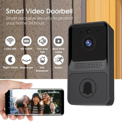 WIFI HD Smart Home Visual Doorbell High Resolution Security Video Camera Wireless Intercom Real-Time