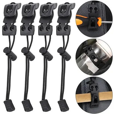 New Outdoor Molle Webbing Buckle Clip Clasp Tactical Flashlight Ice Axe Walking Stick Tripod Fixed Clip Accessories Hunting Clip