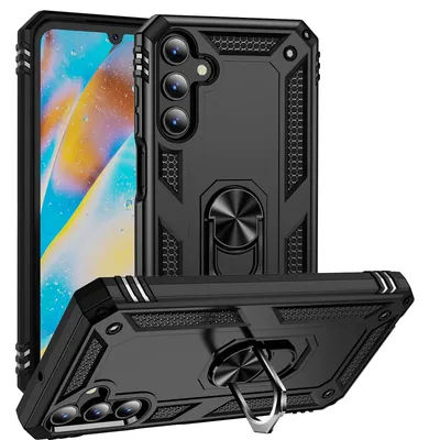 For Samsung Galaxy A15 A35 A55 5G Case Shockproof Armor Phone Cases For Galaxy A05 A05s A 15 35 55 Metal Ring Holder Back Cover