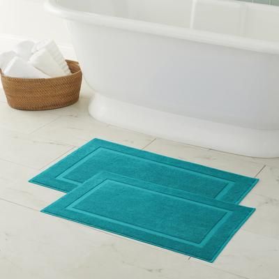 BH Studio Bath Mat, Set of 2 by BH Studio in Turquoise