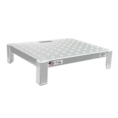 New Age 53601 Ergo Single Step Platform - Aluminum, Silver