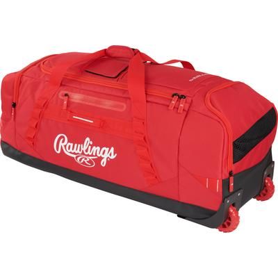 Rawlings YADI2 Wheeled Equipment Bag Scarlet