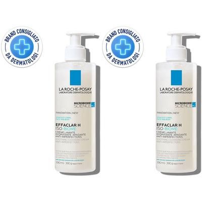 La Roche Posay Effaclar H Iso-biome Crema Detergente Set da 2 2x390 ml