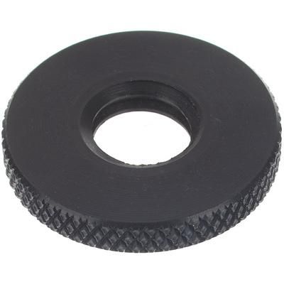 K&M Rändelscheibe Aluminium schwarz